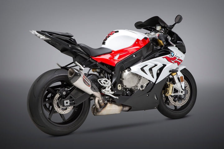 Yoshimura USA S1000RR 17-19 Alpha T Slip-On Titanium Exhaust, W/ Titanium Muffler | 15203MP720