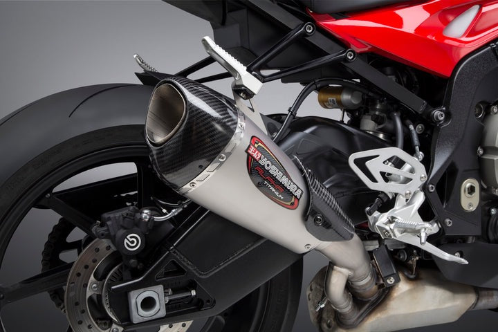 Yoshimura USA S1000RR 17-19 Alpha T Slip-On Titanium Exhaust, W/ Titanium Muffler | 15203MP720