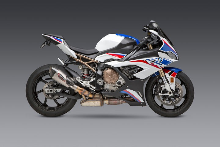 Yoshimura USA S1000RR 20-21 Street Alpha T Slip-On Titanium Exhaust, W/ Titanium Muffler | 15204MP720