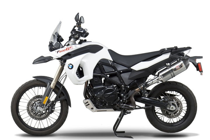 Yoshimura USA F800GS/F700GS 11-15 R-77 Stainless Slip-On Exhaust, W/ Stainless Muffler | 1585020520