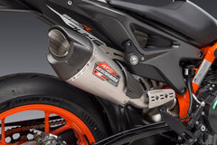 Yoshimura USA 890 Duke R 20-21 / 790 Duke 19-20 At2 Stainless Slip-On Exhaust, W/ Stainless Muffler | 16890BP521