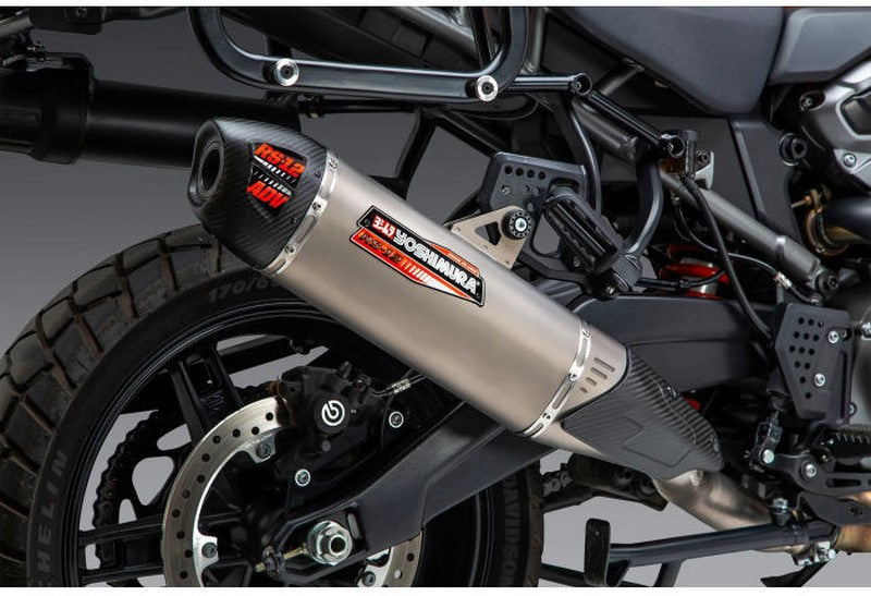 Yoshimura USA PAN AMERCIA 21-22 RS12 3/4 TI/TI EXHAUST STREET SLIP-ONS | 19140NS720