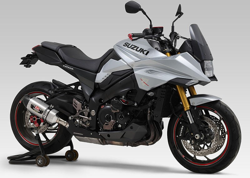 Yoshimura EEC Slip-on R-77S GSX-S1000/GT/S950/KATANA, Satin Finish cover | 1F0-19E-5W30