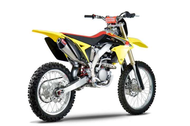 Yoshimura USA RM-Z250 10-18 RS-4 Stainless Slip-On Exhaust, W/ Aluminum Muffler | 218312D320