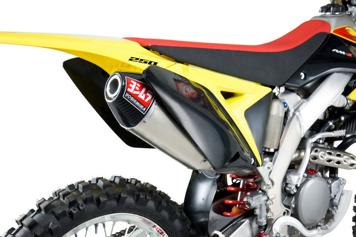 Yoshimura USA RM-Z250 10-18 RS-4 Stainless Slip-On Exhaust, W/ Aluminum Muffler | 218312D320