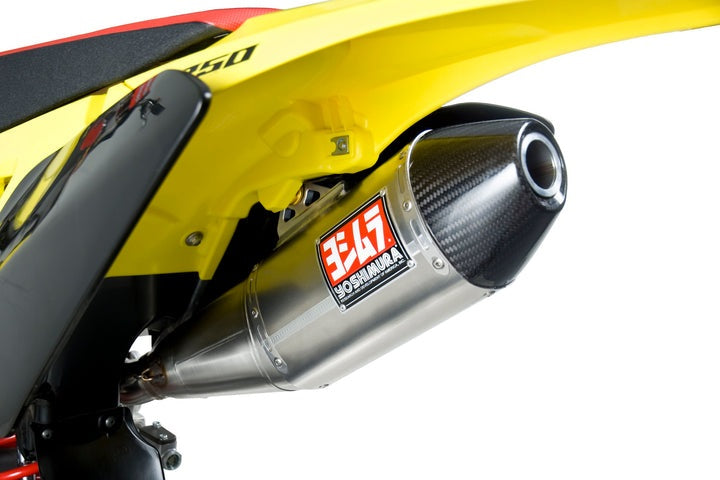 Yoshimura USA RM-Z250 10-18 RS-4 Stainless Slip-On Exhaust, W/ Aluminum Muffler | 218312D320