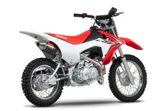 Yoshimura USA CRF110F 13-18 RS-2 Stainless Full Exhaust, W/ Carbon Fiber Muffler | 221100B250