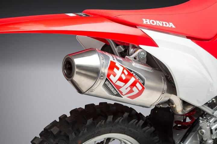 Yoshimura USA CRF250F 19-22 RS-2 Stainless Full Exhaust, W/ Aluminum Muffler | 222500C350