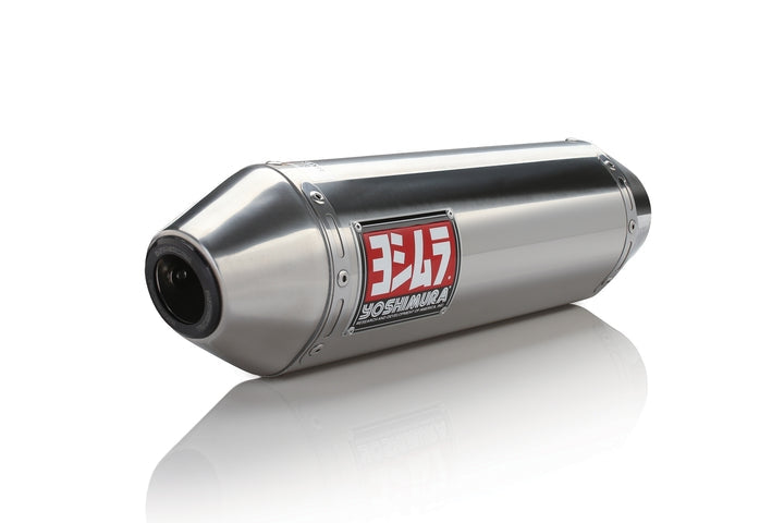 Yoshimura USA XR650L 93-21 RS-2 Stainless Slip-On Exhaust, W/ Stainless Muffler | 2235703