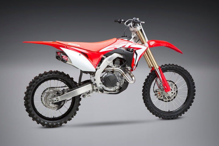 Yoshimura USA CRF450R/Rx 17-20 / CRF450R-S 2022 RS-9T Stainless Full Exhaust, W/ Stainless Mufflers | 225840R520