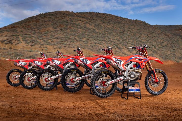 Yoshimura USA CRF450R/Rx 2021-2023 RS-12 Stainless Full Exhaust, W/ Stainless Muffler | 225850S320