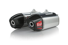 Yoshimura USA CRF250R 14-17 RS-9 Stainless Slip-On Exhaust, W/ Aluminum Mufflers | 228422H320