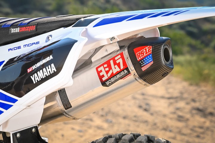 Yoshimura USA YZ250F 19-22 / YZ250Fx 20-22 / Wr250F 20-22 RS-12 Stainless Full Exhaust, W/ Aluminum Muffler | 231020S320