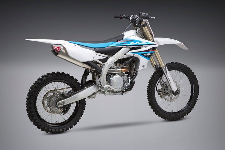 Yoshimura USA YZ250F 19-22 / YZ250Fx 20-22 / Wr250F 20-22 RS-4 Stainless Slip-On Exhaust, W/ Aluminum Muffler | 231022D320