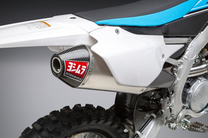 Yoshimura USA YZ250F 19-22 / YZ250Fx 20-22 / Wr250F 20-22 RS-4 Stainless Slip-On Exhaust, W/ Aluminum Muffler | 231022D320