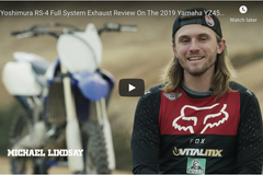 Yoshimura USA YZ450F 18-19 / Wr450F 19-20 / YZ450Fx 19 RS-4 Titanium Full Exhaust, W/ Carbon Fiber Muffler | 234821D220