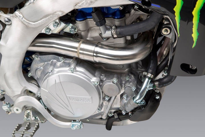 Yoshimura USA YZ450F 20-22 RS-12 Stainless Full Exhaust, W/ Aluminum Muffler | 234830S320