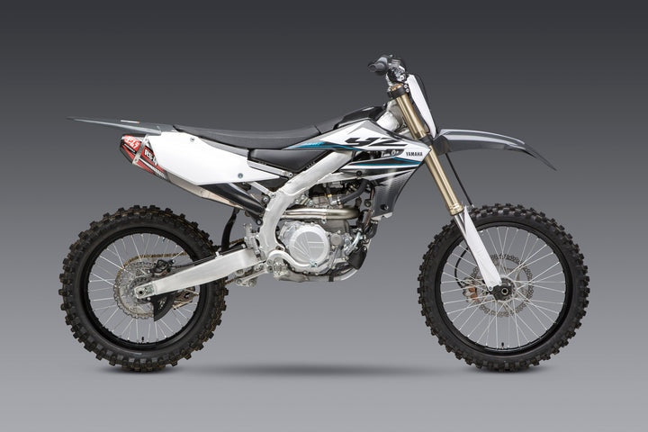 Yoshimura USA YZ450F 18-22 / Wr450F 19-22 / YZ450Fx 19-22 RS-4 Stainless Slip-On Exhaust, W/ Aluminum Muffler | 234832D320