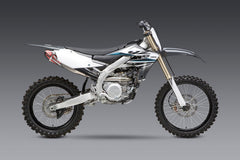 Yoshimura USA YZ450F 18-22 / Wr450F 19-22 / YZ450Fx 19-22 RS-4 Stainless Slip-On Exhaust, W/ Aluminum Muffler | 234832D320