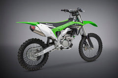 Yoshimura USA KX250F 17-20 RS-4 Stainless Slip-On Exhaust, W/ Aluminum Muffler | 242932D320