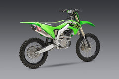 Yoshimura USA KX250/X 21-23 RS-12 Stainless Full Exhaust, W/ Aluminum Muffler | 242940S320