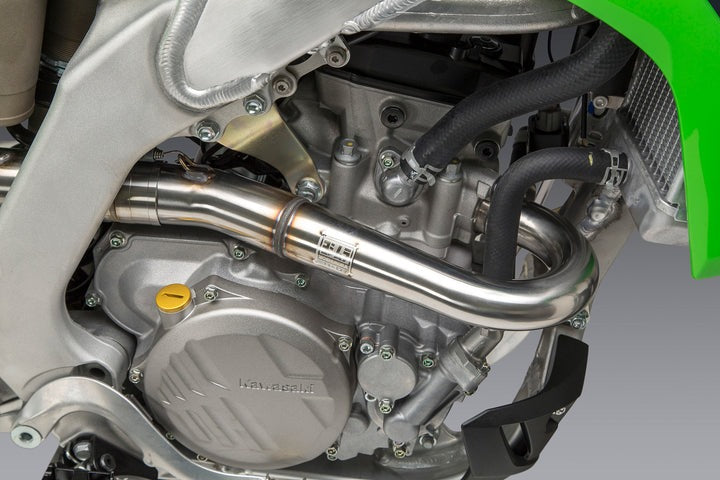 Yoshimura USA KX250/X 21-23 RS-12 Stainless Full Exhaust, W/ Aluminum Muffler | 242940S320