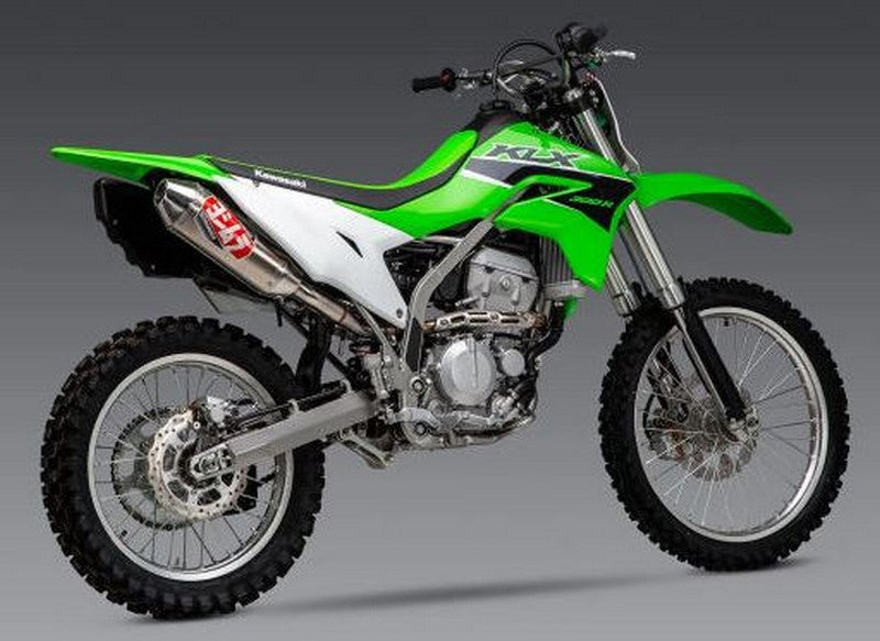 Yoshimura USA Kawasaki KLX300R Enduro Series RS-2 SO SS/AL/SS EXHAUST DIRT SLIP-ONS | 243002C350