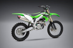 Yoshimura USA KX450F 19-23 RS-4 Stainless Slip-On Exhaust, W/ Aluminum Muffler | 244722D320