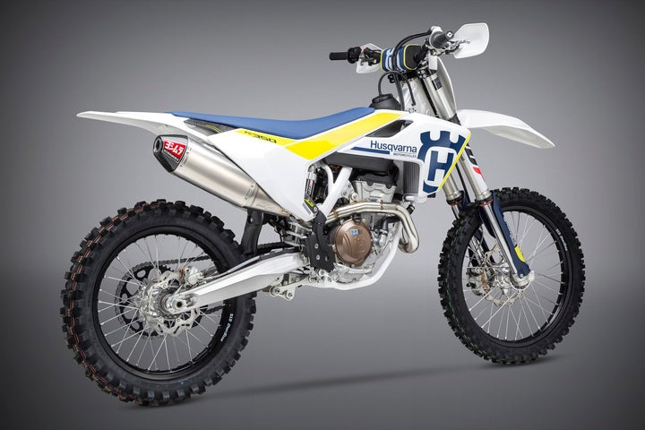Yoshimura USA KTM/Husq 250/350 15-18 RS-4 Stainless Full Exhaust, W/ Aluminum Muffler | 262520D321