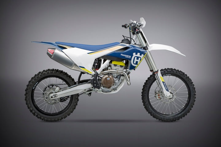 Yoshimura USA KTM/Husq 250/350 15-18 RS-4 Stainless Full Exhaust, W/ Aluminum Muffler | 262520D321