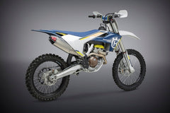 Yoshimura USA KTM/Husq 250/350 16-18 RS-4 Stainless Slip-On Exhaust, W/ Aluminum Muffler | 262522D321