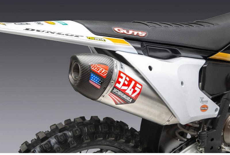 Yoshimura USA KTM/Husq 350SXF FE/ FC RS12 FS SS/AL/CF EXHAUST DIRT FULL SYSTEMS | 262540S320