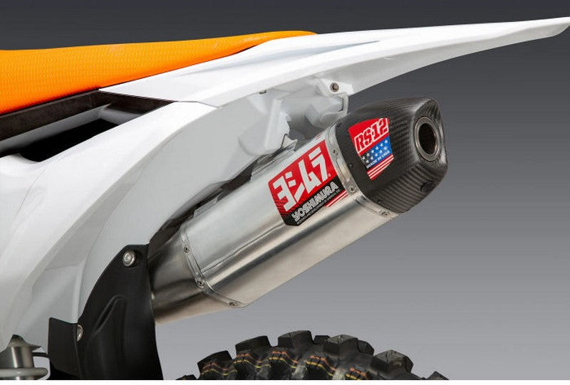 Yoshimura USA KTM/HUSQVARNA 250/350/450 SX-F/XC-F / FC/FX RS12 SO SS/AL EXHAUST DIRT SLIP-ONS | 262542S320