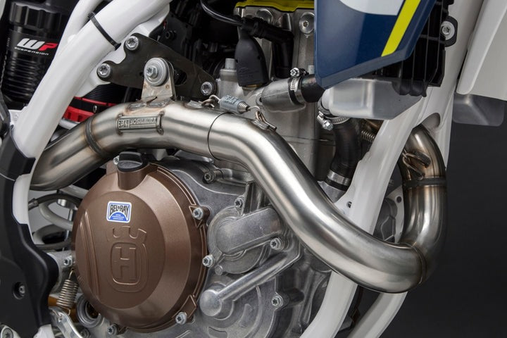 Yoshimura USA KTM 450Sx-F/Husq 450/Fx450 16-18 RS-4 Stainless Full Exhaust, W/ Aluminum Muffler | 264610D320