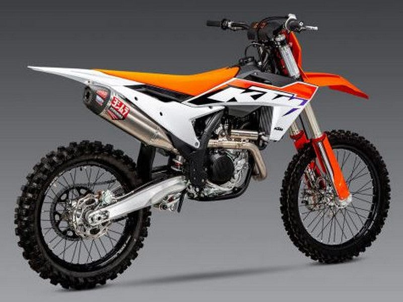 Yoshimura USA KTM 450SX-F/Husqvarna FC450 Signature RS12 FS Ti-Ti-CF EXHAUST DIRT FULL SYSTEMS | 264631S720