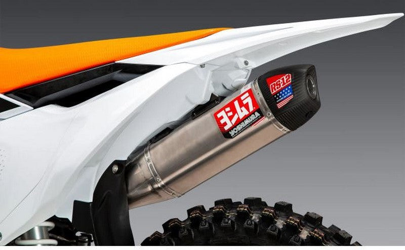 Yoshimura USA KTM 450SX-F/Husqvarna FC450 Signature RS12 FS Ti-Ti-CF EXHAUST DIRT FULL SYSTEMS | 264631S720