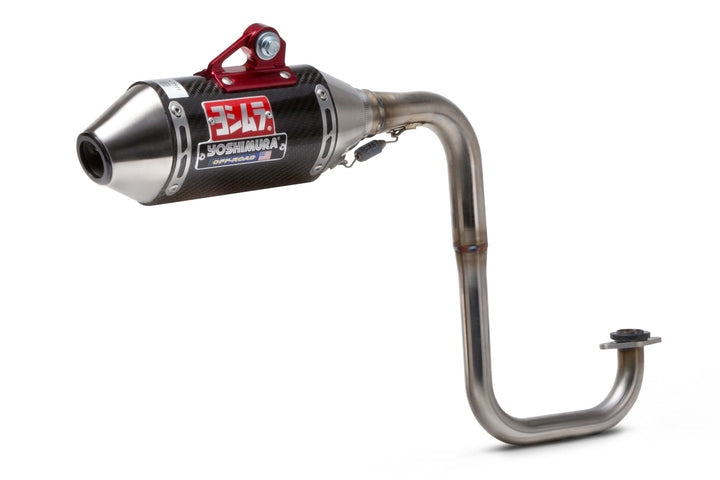 Yoshimura USA RZR170 10-16 RS-2 Stainless Full Exhaust, W/ Carbon Fiber Muffler | 391700B250
