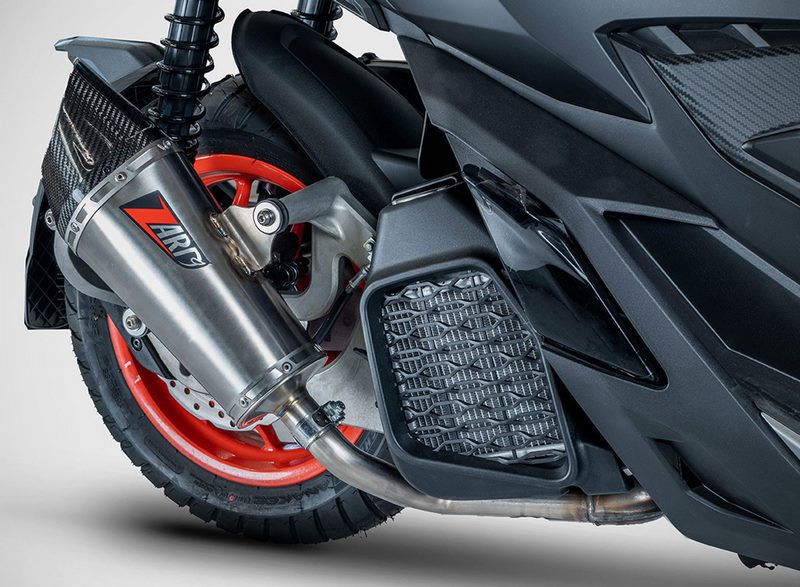 Zard Stainless Racing Slip-On With Carbon End Cap | ZAP005S10SCR