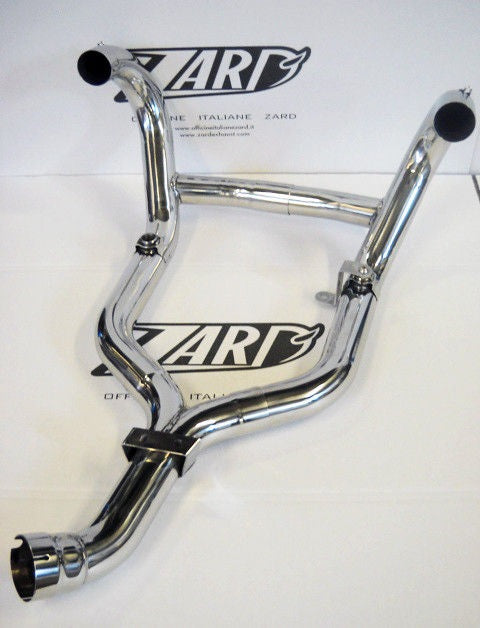 Conical-Polished Stainless Steel Racing Slip-On
