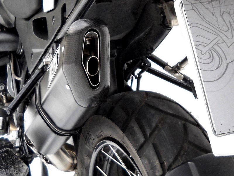Penta-Black Stainless Steel Racing Slip-Ons And Carbon End-Cap