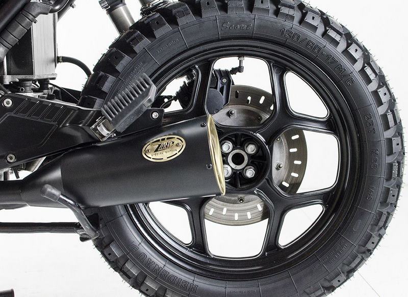 Black Stainless Steel Racing Full Kit And Bronzed End-Cap