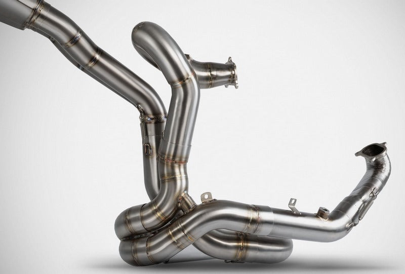 Stainless Steel Racing Full Kit With Titanium Slipon