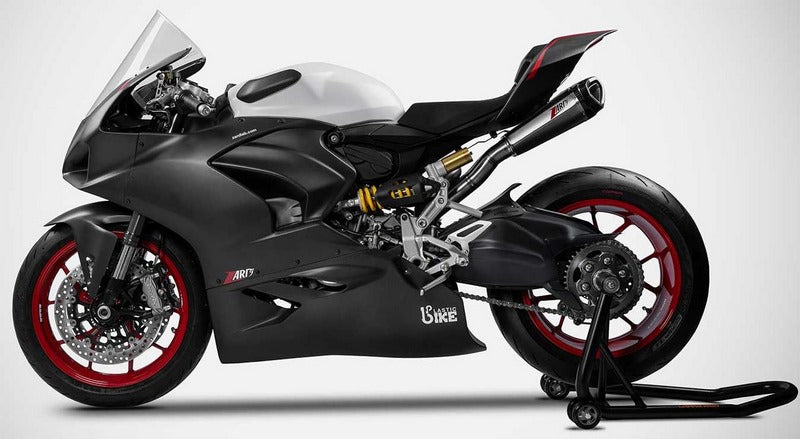 Stainless Steel Racing Full Kit With Titanium Slipon