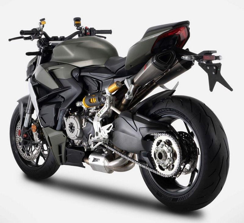 Stainless Steel Racing Full Kit With Titanium Slipon