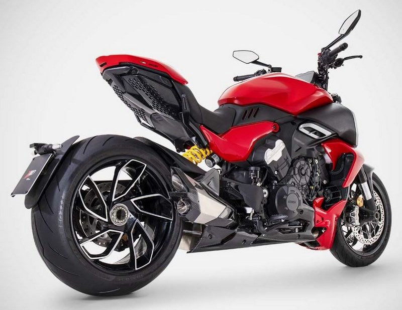 Mako-Stainless Steel Racing Slip-On Kit With Titanium Sleeve, Left And Right Carbon Covers, Carbon Heat Shield And End-Cap