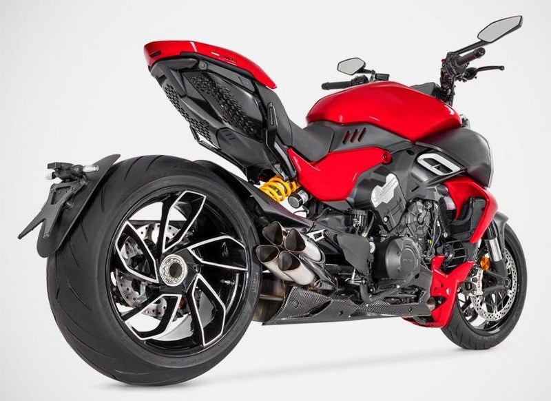 Stainless Steel Racing Slip-On Kit With Left And Right Carbon Covers And Carbon Heat Shield