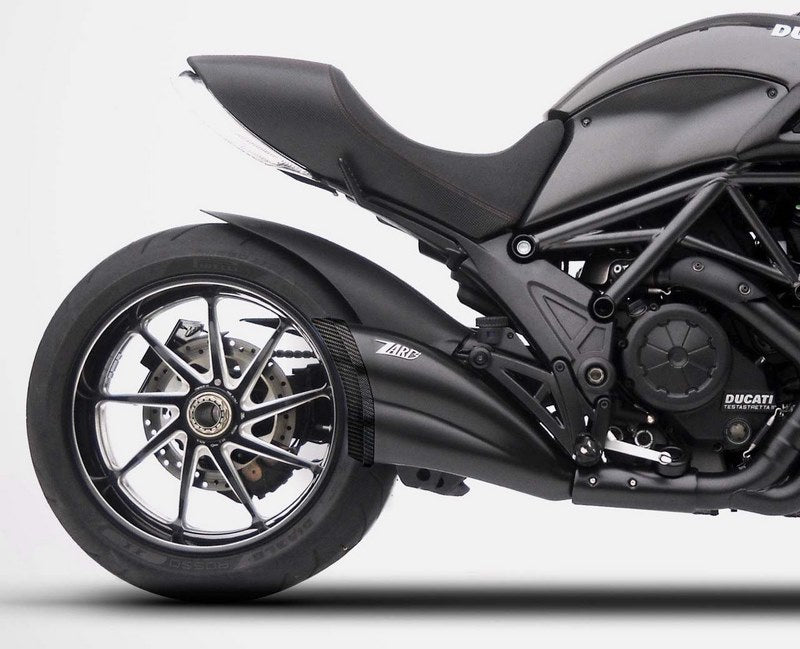Black Stainless Steel Racing Slip-On