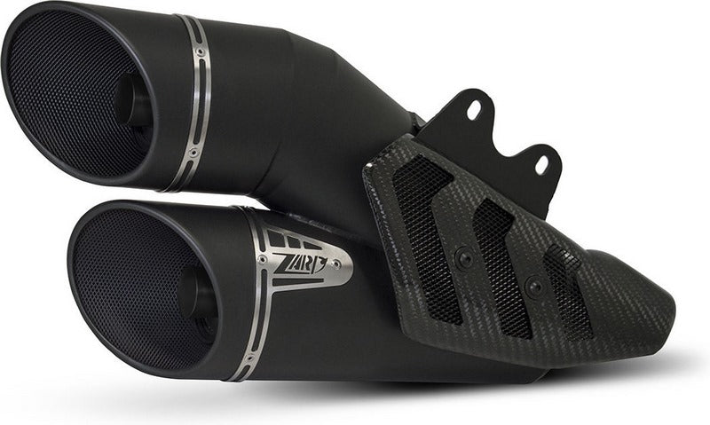 Black Stainless Steel Racing Slip-On Kit