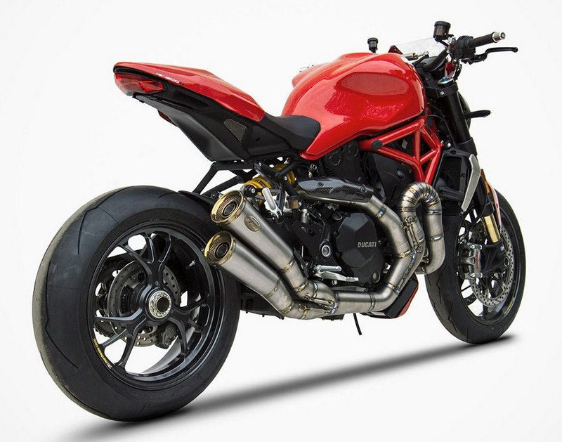 Stainless Steel Racing Full Kit And Bronzed End-Cap