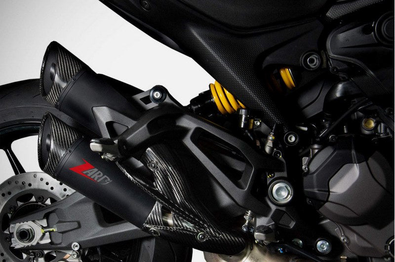 Zard Black Stainless Homologated E5 Slip-On Kit | ZDU130S10SCO-B